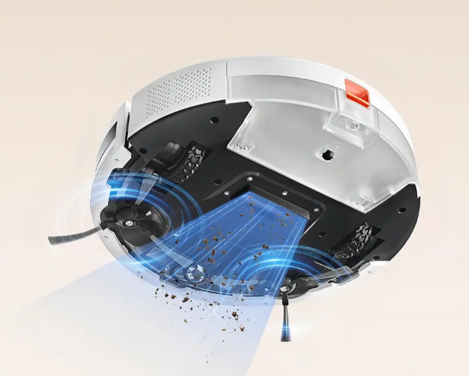 Robô Aspirador E Passa Pano Xiaomi Vacuum Robot E5 Branco - Imagem 3