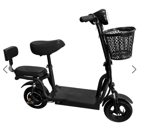 Patinete Elétrico Audisat HL10 350 watts Rodas de 10" até 32 km h Capacidade 120Kg Autonomia 30 km - Preto - Imagem 2