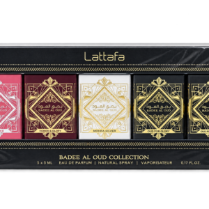 Kit Perfume Unissex Lattafa Badee Al Oud Collection EDP 5 ml - 5 Unidades