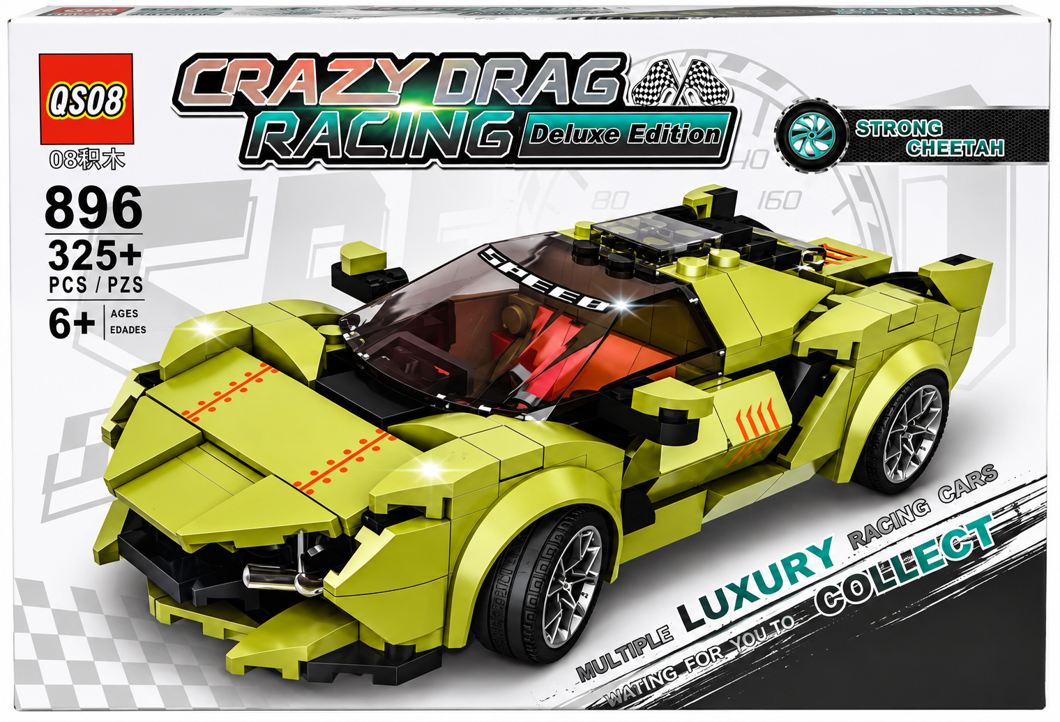 CARRO ESPORTIVO BLOCOS DE MONTAR | TIPO LEGO