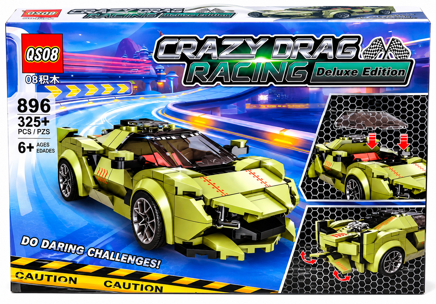 CARRO ESPORTIVO BLOCOS DE MONTAR | TIPO LEGO - Imagem 4