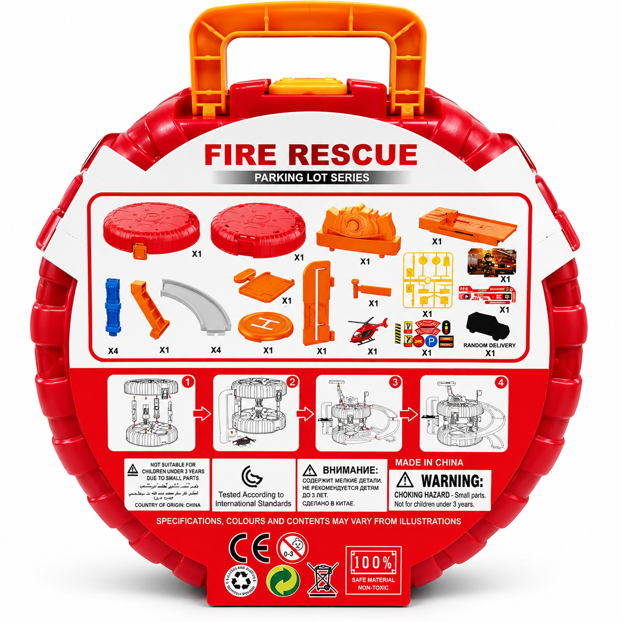 Estação de Resgate Bombeiros 31 Peças - Imagem 2